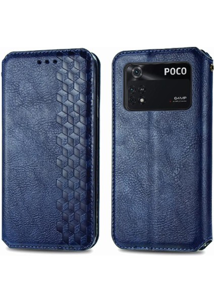 Xıaomı Poco M4 Pro Kılıf Kapak Kapak Moda Tasarım Cüzdan (Yurt Dışından)
