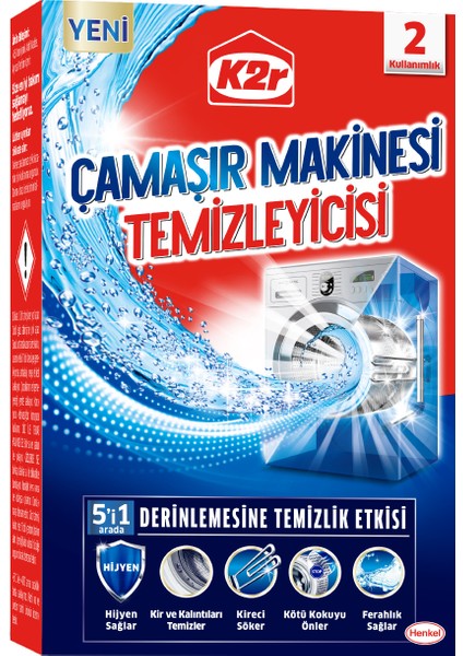 Çamaşır Makinesi Temizleyicisi (2 Kullanımlık)