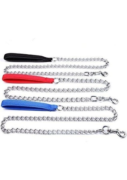Yumuşak Dokulu Zincir Gezdirme Tasması 2,5MM/120 cm