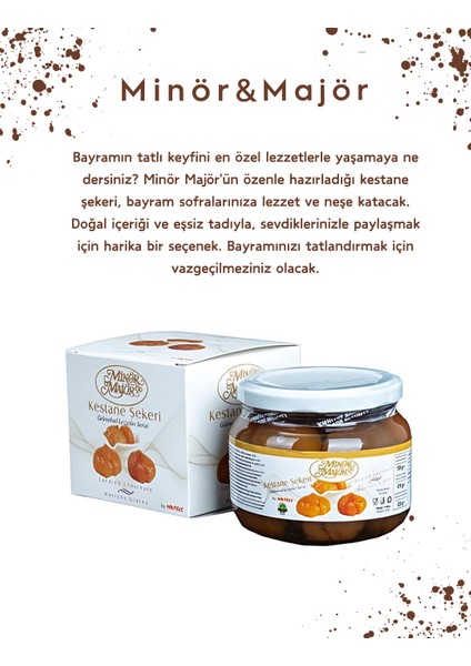 M-M 470 Gr Kestane Şekeri Çam