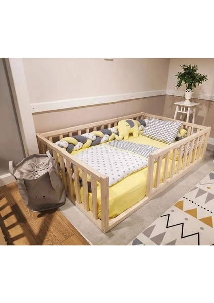 Trendy Montessori Doğal Bebek ve Çocuk Karyolası fiyatları