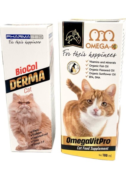 Kediler Için Biocol + Omegavitpro