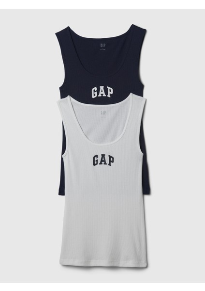 Kadın Lacivert Gap Logo 2'li Atlet