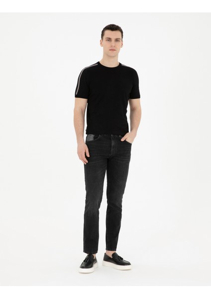 Erkek Antrasit Slim Fit Jean Pantolon 50285140-VR006