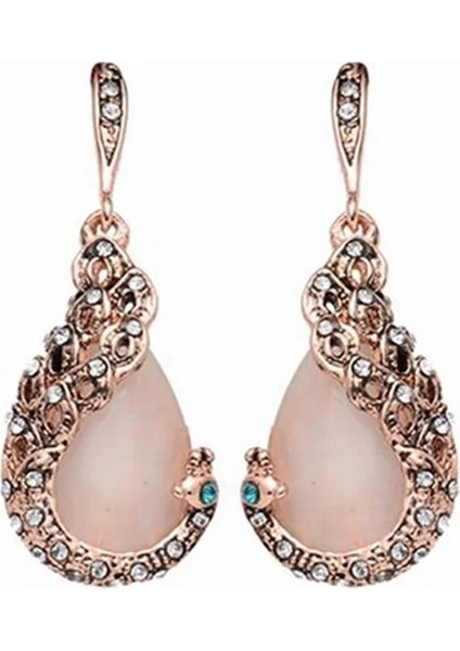 Stil 3 3 Adet/takım Takı Setleri Kadınlar Zarif Su Damlası Rhinestone Kolye Kolye Kanca Küpe Takı Seti (Yurt Dışından) fırsatları