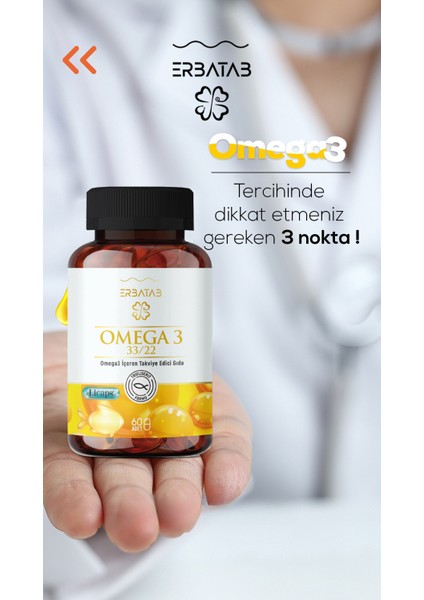 Omega 3 Balık Yağı 33/22 60 Kapsül Licaps®