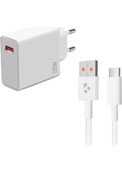 120W (Watt) Hızlı Şarj Aleti - Adaptörü ve Kablo Seti 120 W Ultra Hızlı Şarj fiyatları
