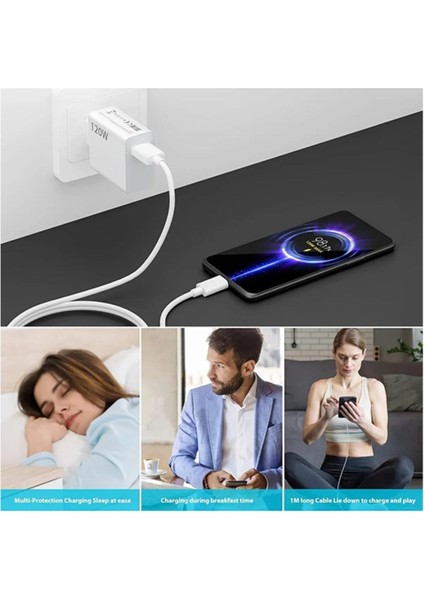 120W (Watt) Hızlı Şarj Aleti - Adaptörü ve Kablo Seti 120 W Ultra Hızlı Şarj indirimleri
