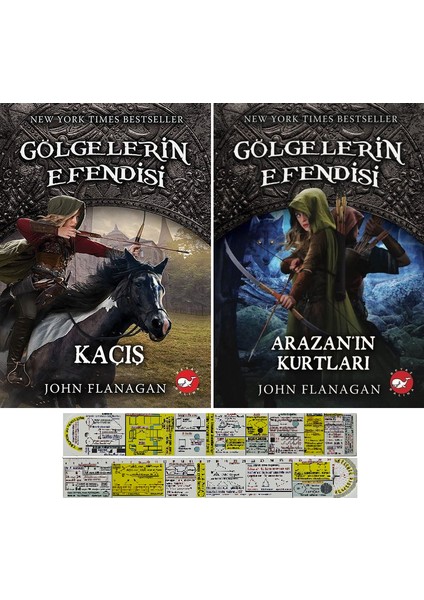 Gölgelerin Efendisi: Kaçış - Gölgelerin Efendisi: Arazanın Kurtları - John Flanagan + Matematik Öğreten Ayraç