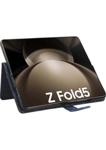 Samsung Galaxy Z Için Kılıf Fold 5 Geometrik Desen Deri Cüzdan Kapak (Yurt Dışından) fiyatları
