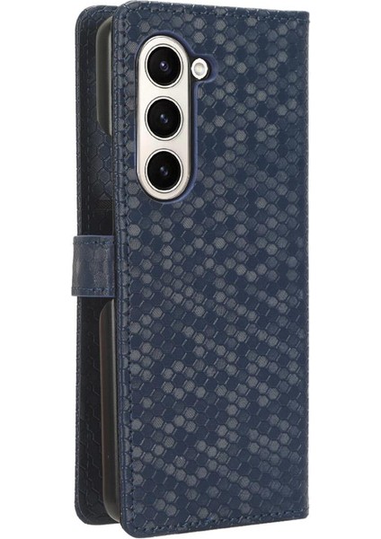 Samsung Galaxy Z Için Kılıf Fold 5 Geometrik Desen Deri Cüzdan Kapak (Yurt Dışından) modelleri