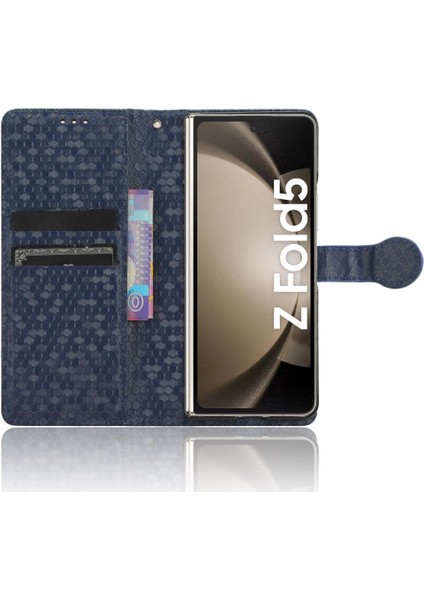Samsung Galaxy Z Için Kılıf Fold 5 Geometrik Desen Deri Cüzdan Kapak (Yurt Dışından) fırsatları