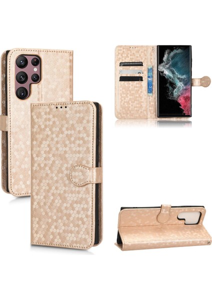 Samsung Galaxy S22 Ultra 5g Manyetik Toka Deri Cüzdan Kapak (Yurt Dışından)