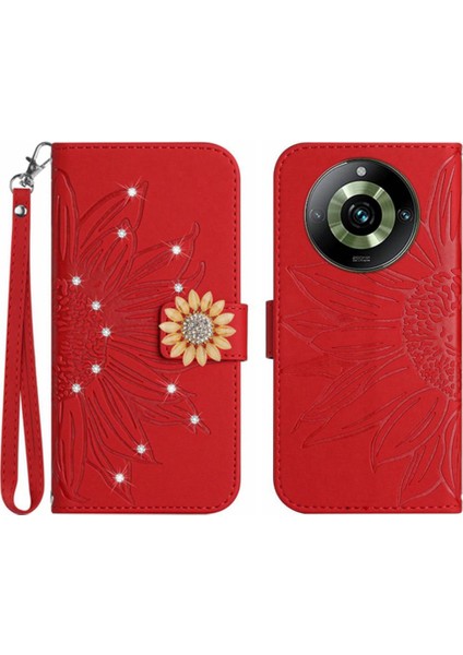 Realme 11 Pro Telefon Kılıfı Için Kılıf Darbeye Tpu Kabuk Çevirme Cüzdan Kredi (Yurt Dışından)