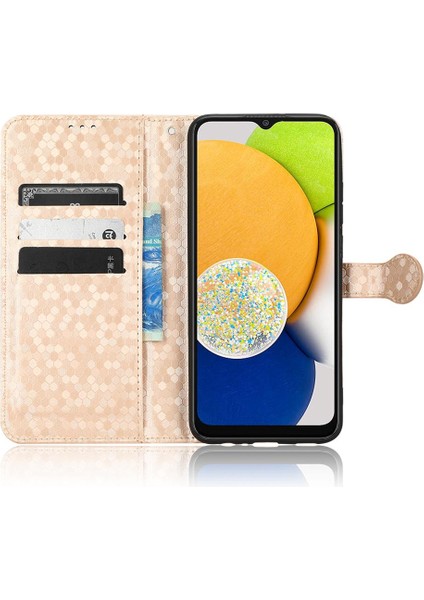 Samsung Galaxy A03 Manyetik Toka Geometrik Desen Deri Kapak Için Kılıf (Yurt Dışından) fırsatları