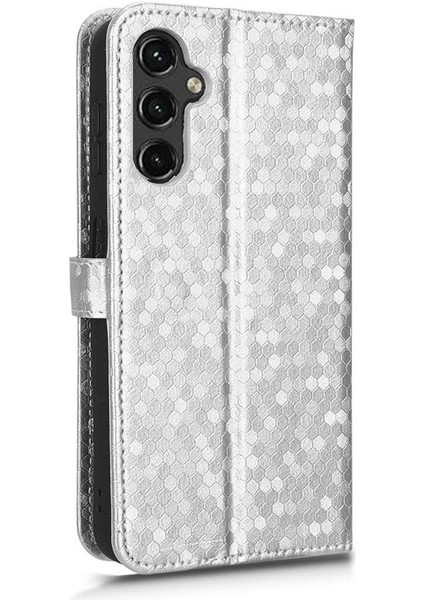 Samsung Galaxy A14 5g Için Geometrik Desen Manyetik Toka Deri (Yurt Dışından)