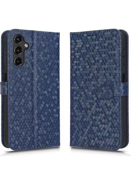 Samsung Galaxy A14 5g Için Geometrik Desen Manyetik Toka Deri (Yurt Dışından)