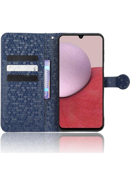 Samsung Galaxy A14 5g Için Geometrik Desen Manyetik Toka Deri (Yurt Dışından)