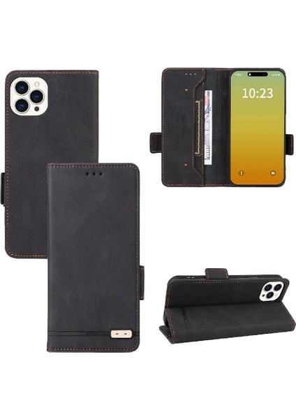 Kart Tutucu Kickstand Kapak ile iphone 15 Artı Kart Ekleme Için Kılıf (Yurt Dışından)