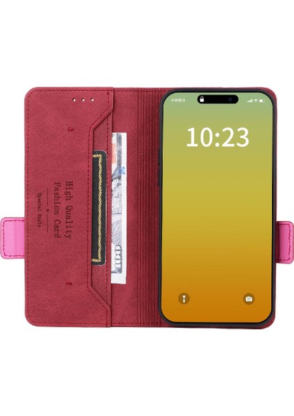 Kart Tutucu Kickstand Kapak ile iphone 15 Artı Kart Ekleme Için Kılıf (Yurt Dışından)