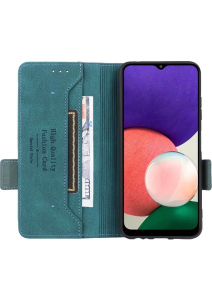Samsung Galaxy A22 5g Için Kılıf Koruyucu Kapak Kart Tutucu Kickstand ile (Yurt Dışından)