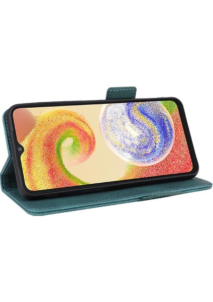 Kart Tutucu Kickstand Deri Folio ile Samsung Galaxy A04 4g Için Kılıf (Yurt Dışından) indirimleri