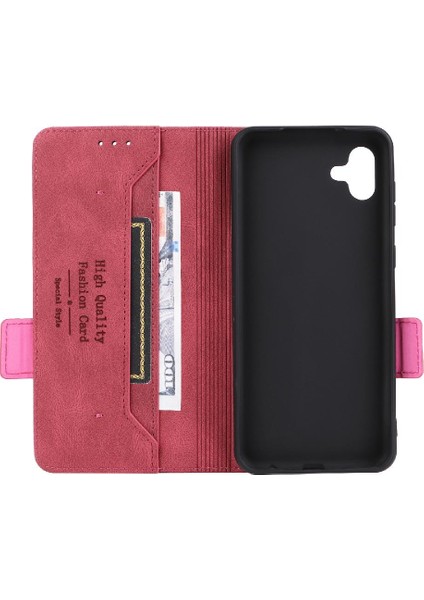 Kart Tutucu Kickstand Deri Folio ile Samsung Galaxy A04 4g Için Kılıf (Yurt Dışından) fırsatları