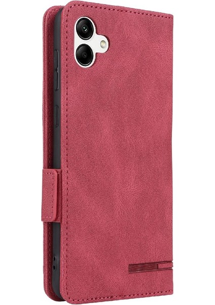 Kart Tutucu Kickstand Deri Folio ile Samsung Galaxy A04 4g Için Kılıf (Yurt Dışından) indirimleri