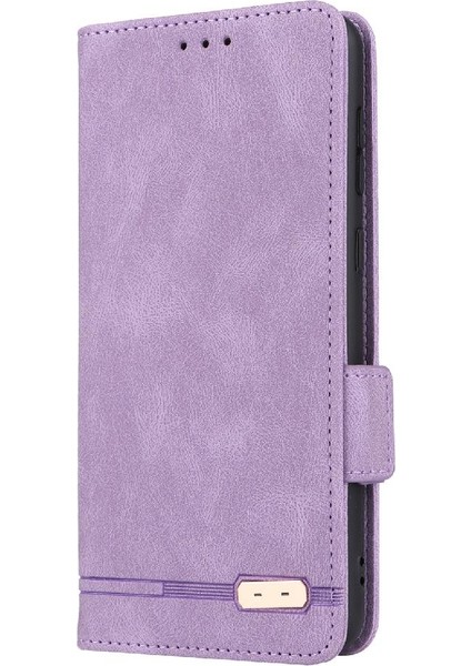 Kart Tutucu Kickstand Deri Folio ile Samsung Galaxy A04 4g Için Kılıf (Yurt Dışından) fiyatları