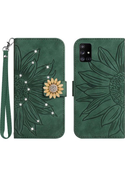 Samsung Galaxy A51 4g Telefon Kılıfı Flip Cüzdan Kredi Kartı Kartı Pu (Yurt Dışından)