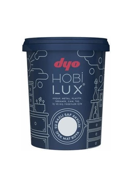 Hobilux Hobi Boyası 0020 Siyah 0,9 Lt