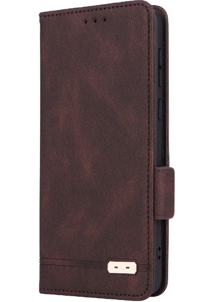Motorola Moto E13 4g Deri Için Kılıf Folio Flip Case Tam Koruma (Yurt Dışından)