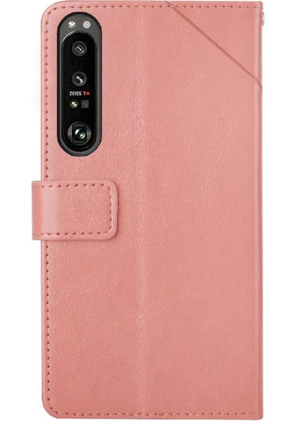 Sony Xperia 5 Iii Telefon Kılıfı Için Kılıf Kickstand Dayanıklı Deri Cüzdan Tpu (Yurt Dışından)