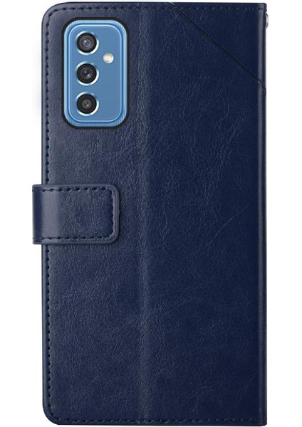 Samsung Galaxy M52 5g Için Kılıf Telefon Kılıfı Kapak Kapak Kitap Katlanır Deri (Yurt Dışından)