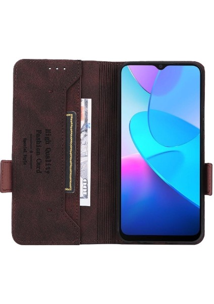 Vivo Y3S 2021 Kart Ekleme Deri Için Kılıf Folio Flip Case Koruyucu (Yurt Dışından) indirimleri