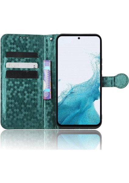 Samsung Galaxy A54 5g Için Kılıf Deri Cüzdan Kapak Geometrik Desen (Yurt Dışından)