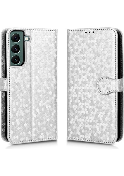 Samsung Galaxy S22 Artı 5g Için Geometrik Desen Deri Cüzdan Kapak (Yurt Dışından)