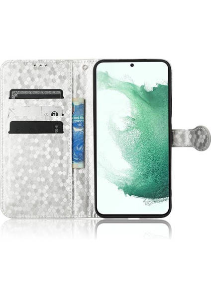 Samsung Galaxy S22 Artı 5g Için Geometrik Desen Deri Cüzdan Kapak (Yurt Dışından)