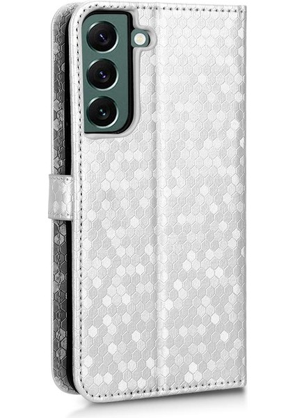 Samsung Galaxy S22 Artı 5g Için Geometrik Desen Deri Cüzdan Kapak (Yurt Dışından)