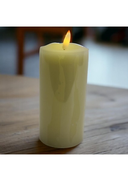 Ledli Şeffaf Paketli Işıklı Plastik Mum 12 cm fiyatları