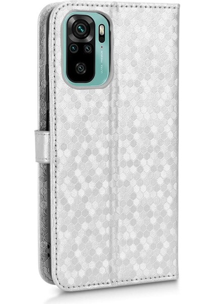 Xiaomi Redmi Için Not 10 4g Deri Cüzdan Kapak Geometrik Desen (Yurt Dışından) fiyatları