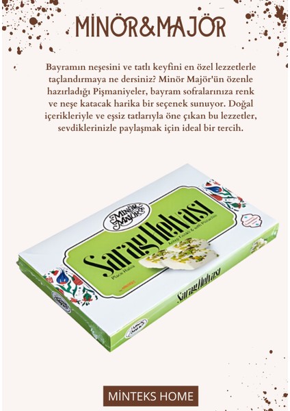 M-M 300 Gr Şaray Helvası Fıstıklı