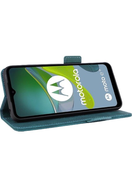 Motorola Moto E13 4g Deri Için Kılıf Folio Flip Case Tam Koruma (Yurt Dışından) fırsatları