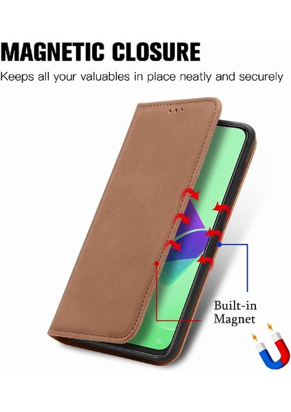 Tecno Spark 9 Pro Deri Çanta Basit Iş Kordon Cüzdan Için Kılıf (Yurt Dışından) fırsatları