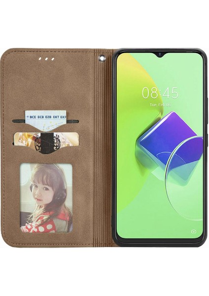 Tecno Spark 9 Pro Deri Çanta Basit Iş Kordon Cüzdan Için Kılıf (Yurt Dışından) indirimleri