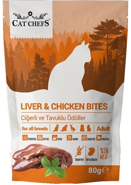 Ciğerli Tavuk Etli Kedi Ödülü 80 gr