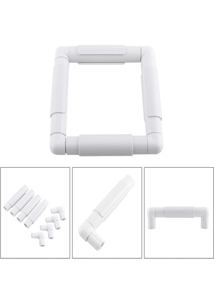 Skc Klipsli Boru Nakış Kasnağı 15.2*15.2 cm