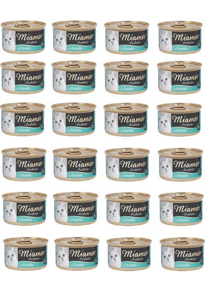 Kedi Konserve Pastete Alabalıklı 85 Gr. x 24 Adet