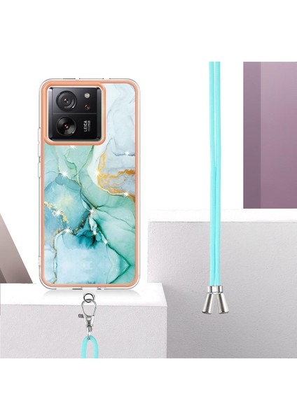 Xiaomi 13T/13T Pro Yumuşak Mermer Crossbody Telefon Kılıfı (Yurt Dışından) modelleri