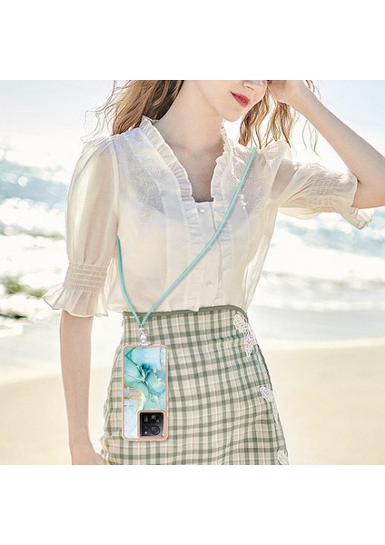 Xiaomi 13T/13T Pro Yumuşak Mermer Crossbody Telefon Kılıfı (Yurt Dışından) indirimleri